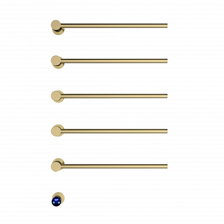 Аккорд П5 500х800 электро Полотенцесушитель TERMINUS Брашированное золото Ростов-на-Дону - фото 2