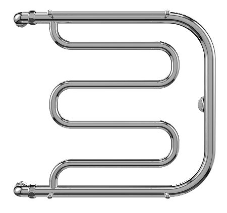 Фокстрот AISI 32х2 600х600 Полотенцесушитель  TERMINUS Ростов-на-Дону - фото 2