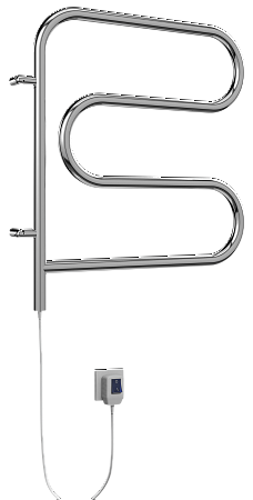 Электро 25 F-обр 600х600 поворотный Полотенцесушитель TERMINUS Ростов-на-Дону - фото 1