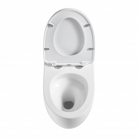 Подвесной унитаз безободковый Terminus Енисей Монолит 560х390 белый Ростов-на-Дону - фото 3